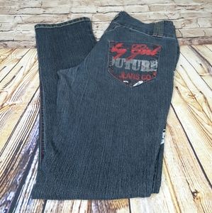 Street  Blue  Women's Stretch Jeans Soze 7/8